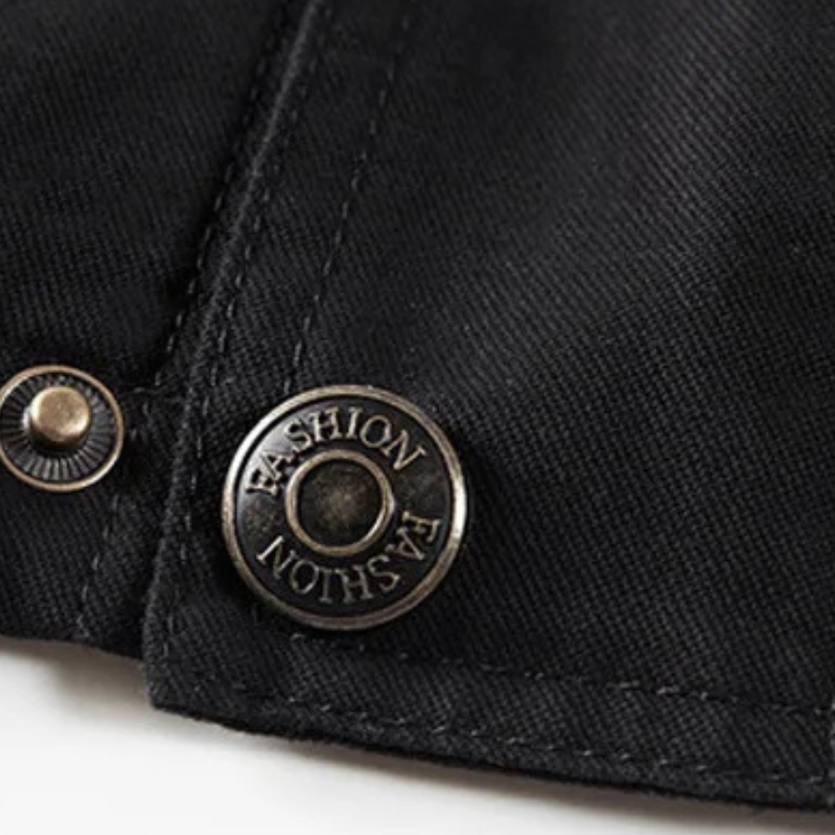 Jude | Men's Military Hooded Parka Black Sherpa Lined