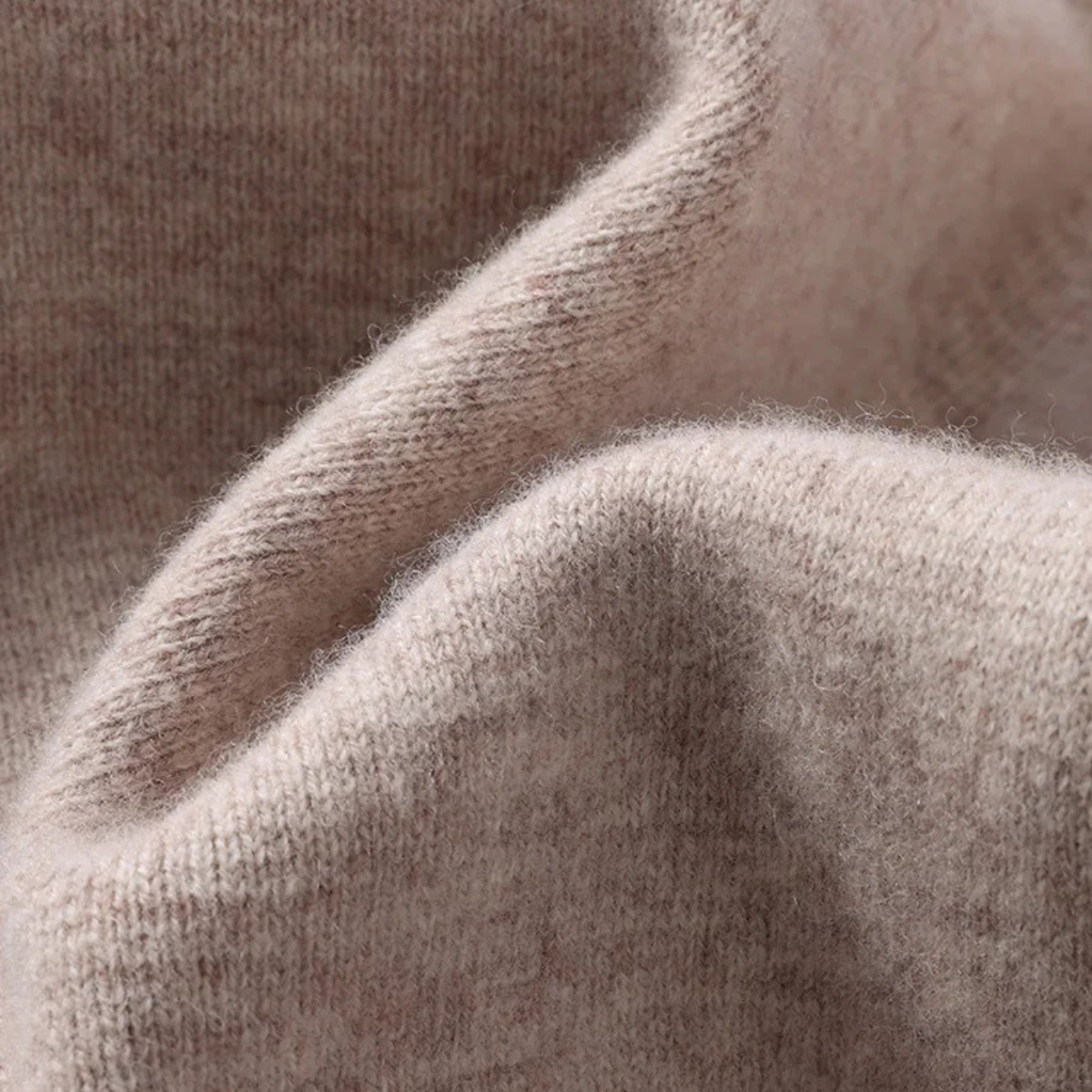 Callum | Men's Cardigan Cream Wool Blend Button Up