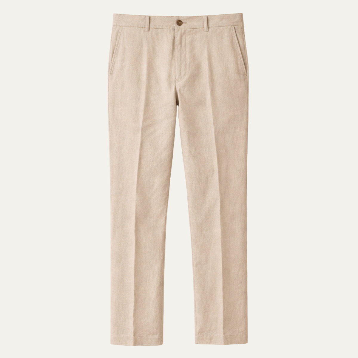 Callum | Men's Linen Pants Cream Relaxed Casual