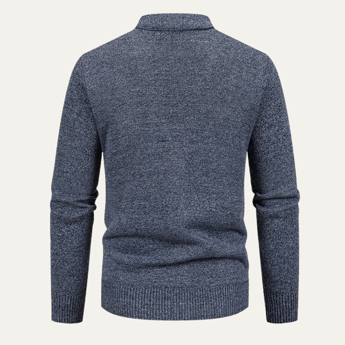 Ezra | Men's Argyle Cardigan Gray Cable Knit Button Up
