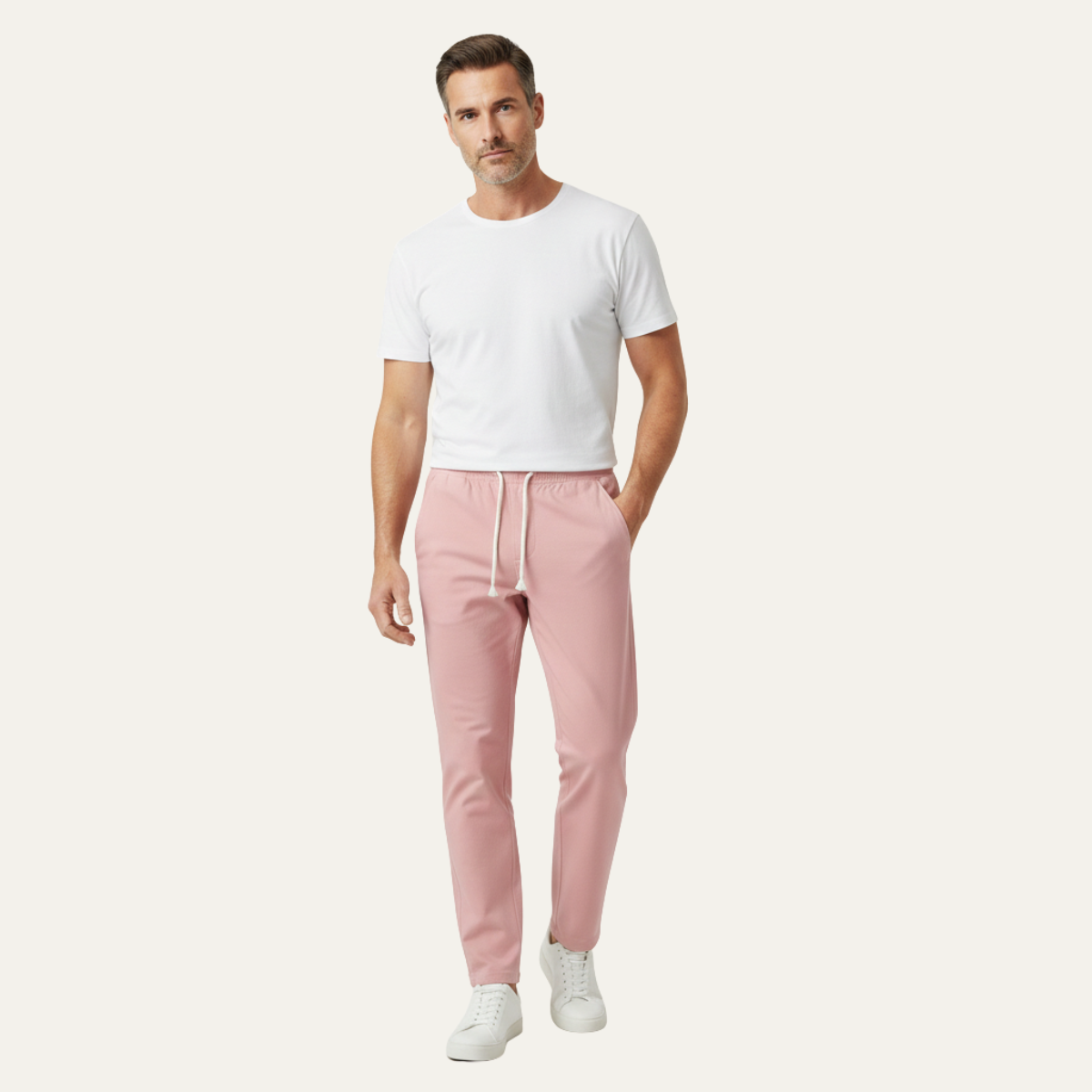 Axel | Men's Relaxed Fit Sweatpants Black Drawstring