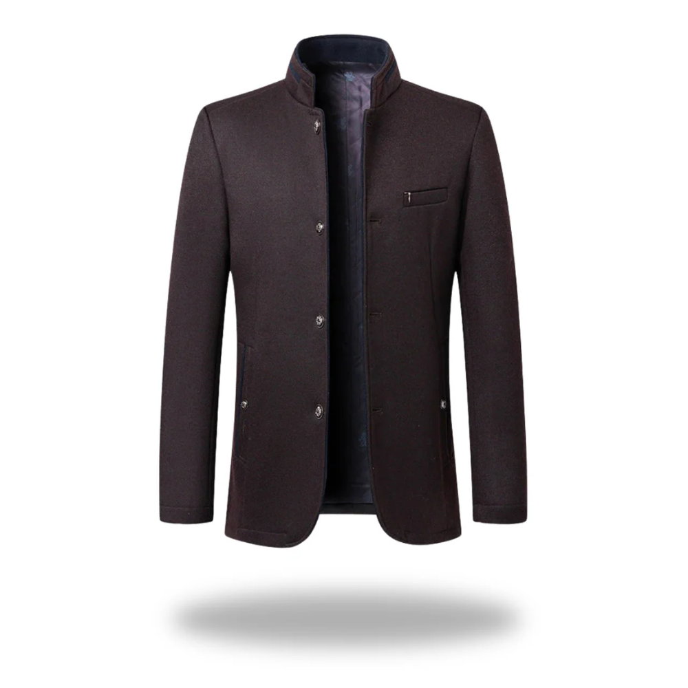 Arlo | Men's Casual Blazer Navy Wool Button Front