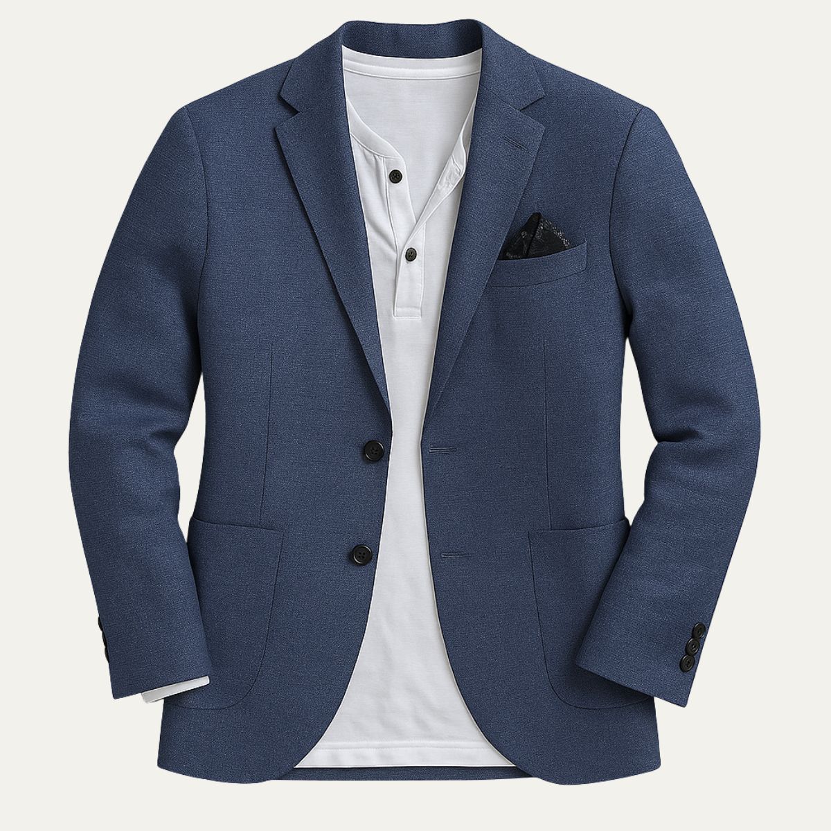 Callum | Men's Linen Cotton Blazer Beige