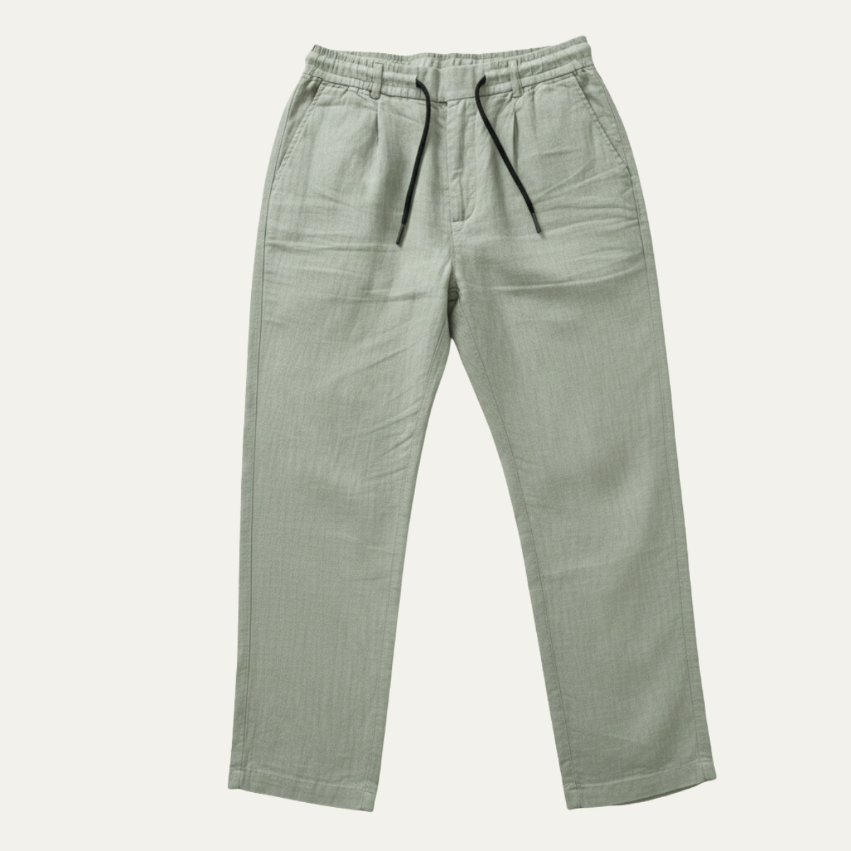 Kade | Men's Linen Pants Light Blue Drawstring