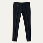 Dama Washington Cruz men's slim fit dress pants gray pinstripe - view 3