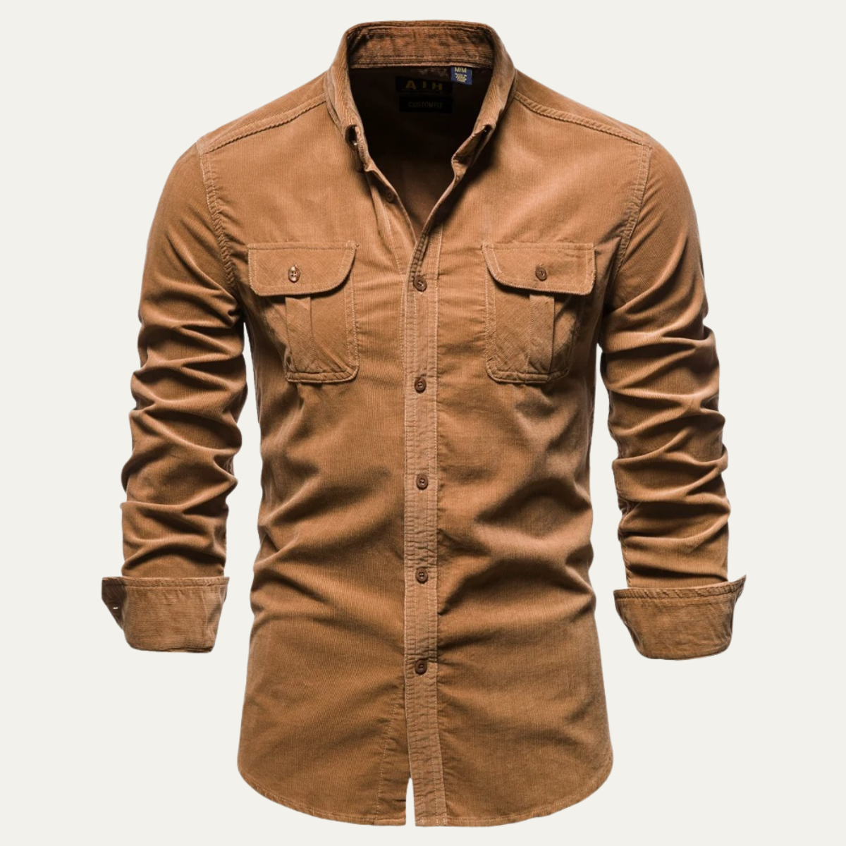 Axel | Men's Denim Shirt Light Blue Long Sleeve Pocket