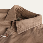 Dama Washington Axel men's utility denim shirt jacket beige long sleeve - view 6