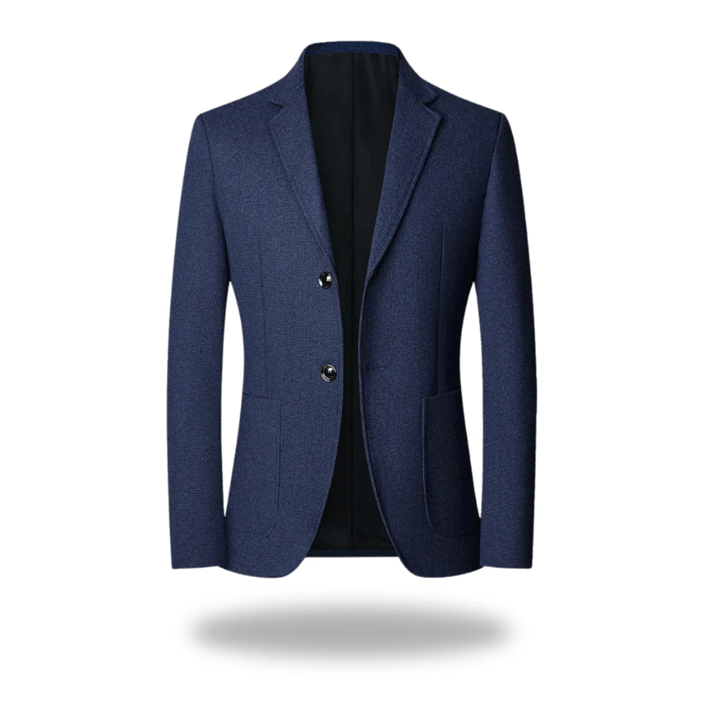 Voss | Men's Casual Blazer Brown Wool Blend
