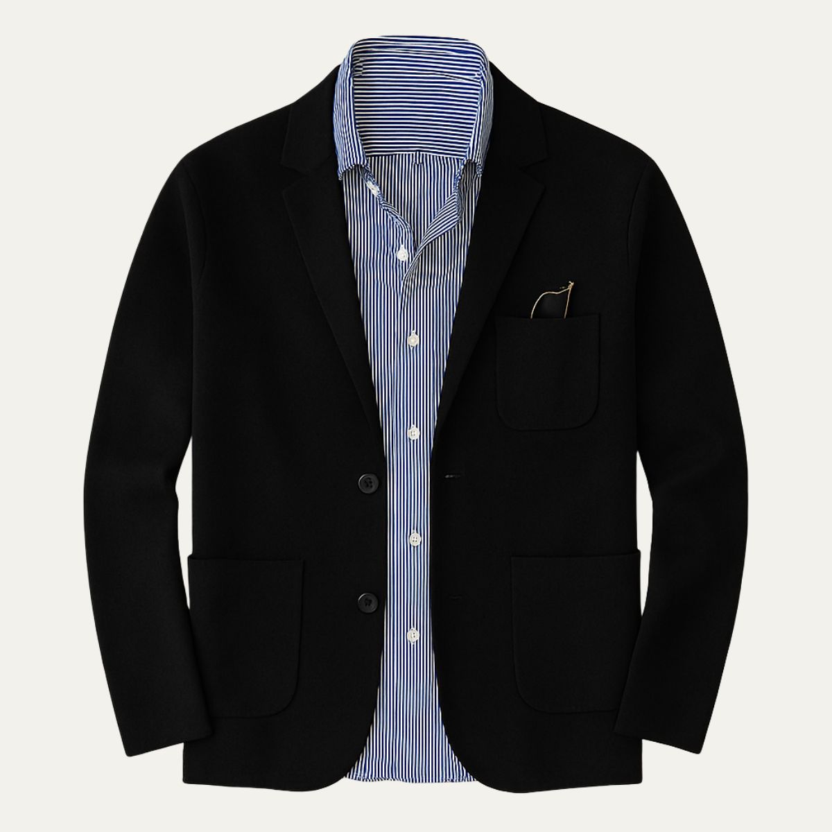 Axel | Men's Casual Blazer Gray Linen Single Breasted