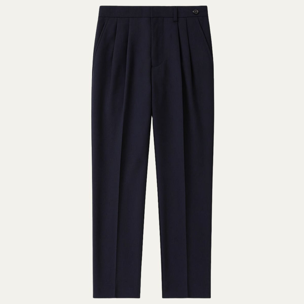 Dama Washington Bram men's pleated dress pants brown tapered ankle - view 8