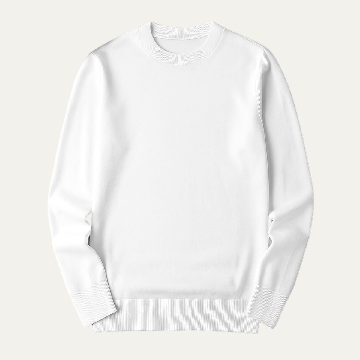 Nina | Men's Crew Neck Knit Sweater Navy Blue