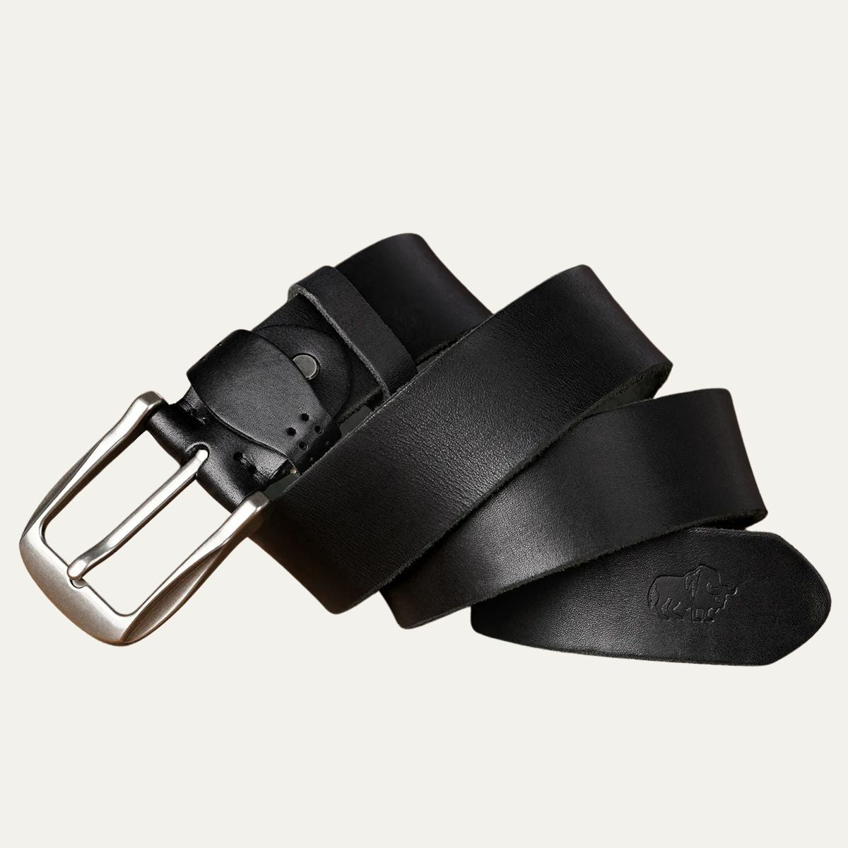 Vera | Men's Leather Belt Brown Silver Buckle