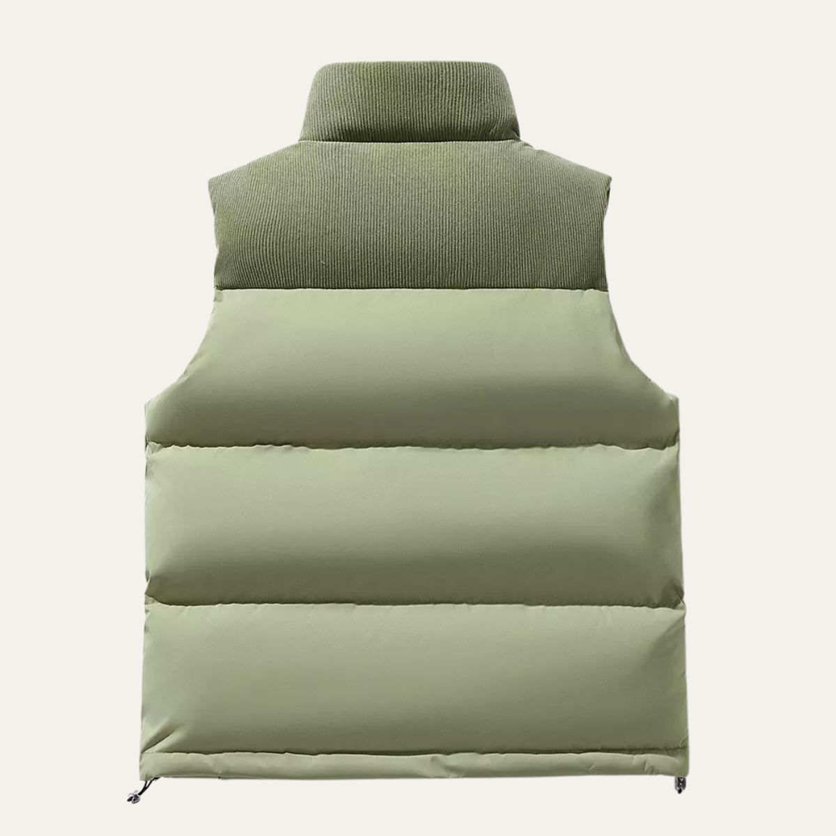 Axel | Men's Quilted Puffer Vest Black Charcoal