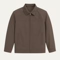 Dama Washington Axel men's casual harrington jacket brown - front view