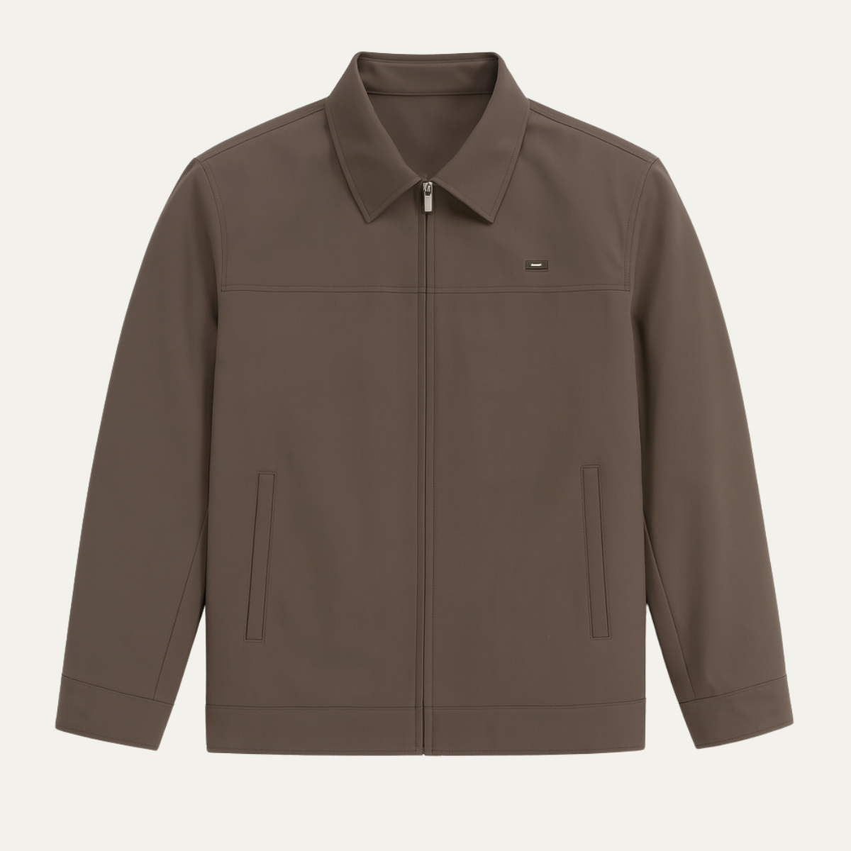 Axel | Men's Casual Harrington Jacket Brown