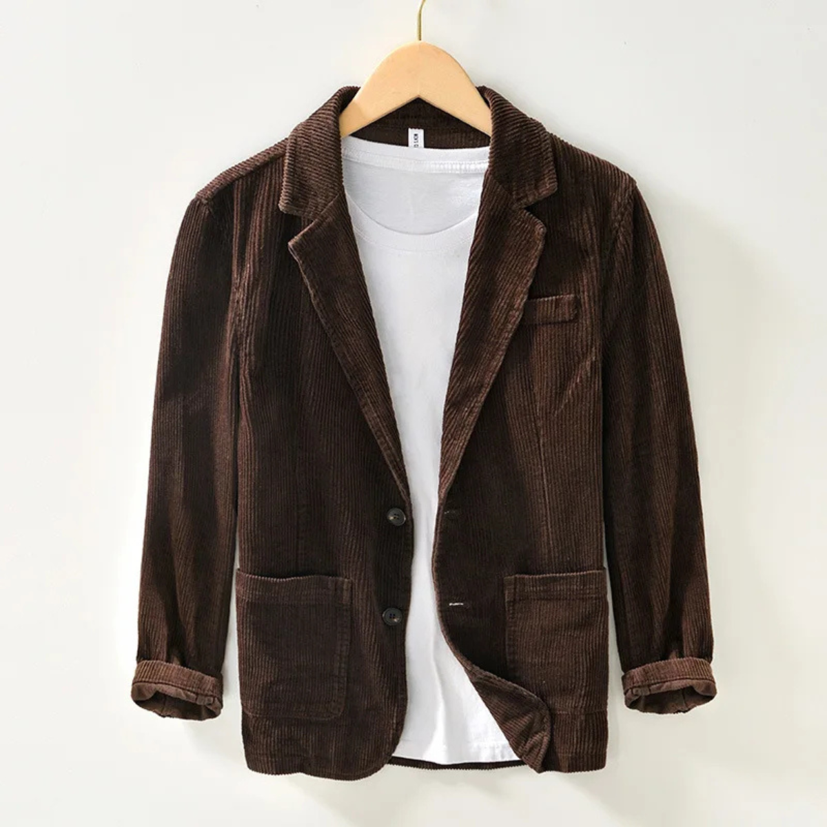 Bram | Men's Casual Corduroy Blazer Navy