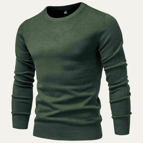 Dama Washington Ash men's crew neck sweater black long sleeve knit - view 2
