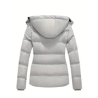 Dama Washington Nola women's puffer jacket navy hooded winter coat - view 6