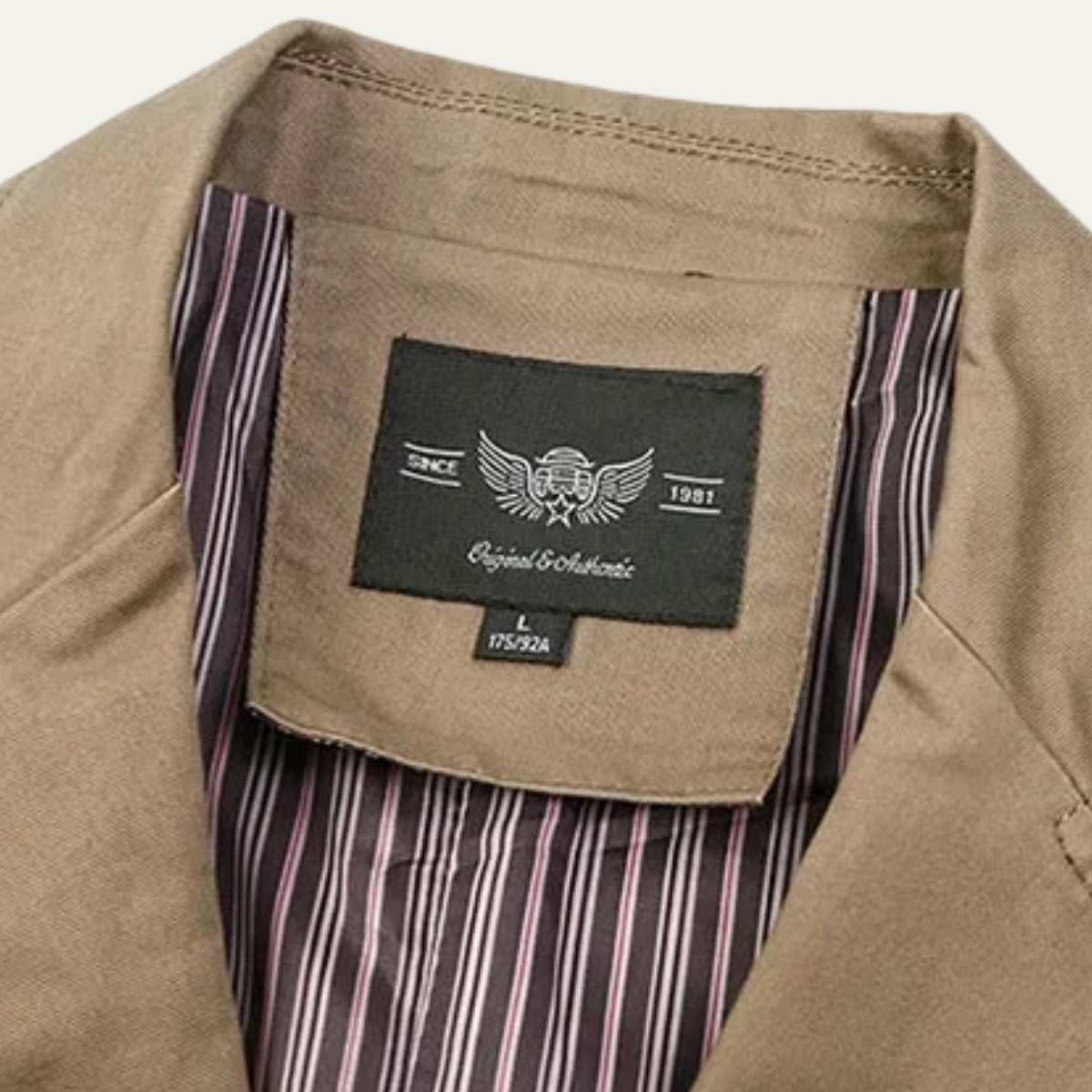 Bram | Men's Casual Lightweight Blazer Beige Cotton
