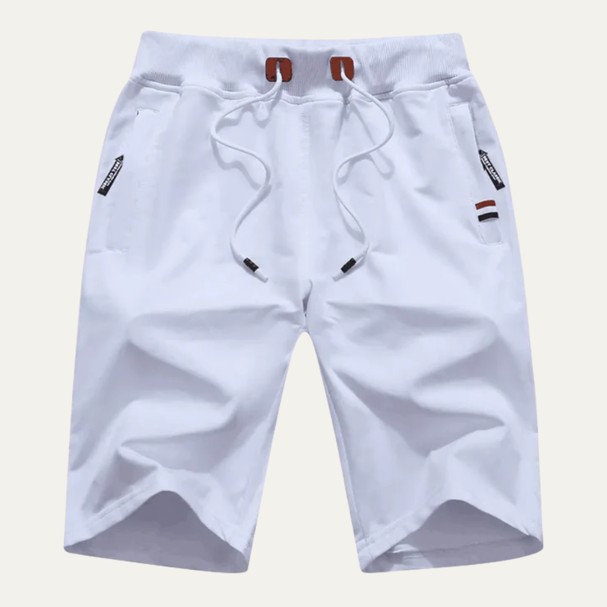 Axel | Men's Casual Cargo Shorts White