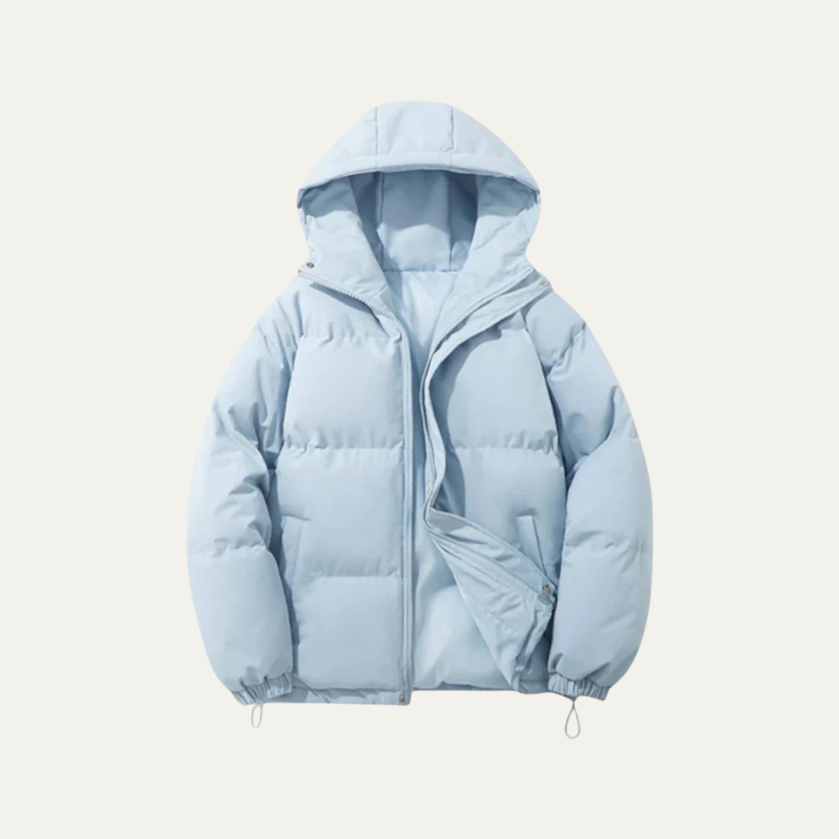 Callum | Men's Oversized Puffer Jacket Black Hooded Waterproof