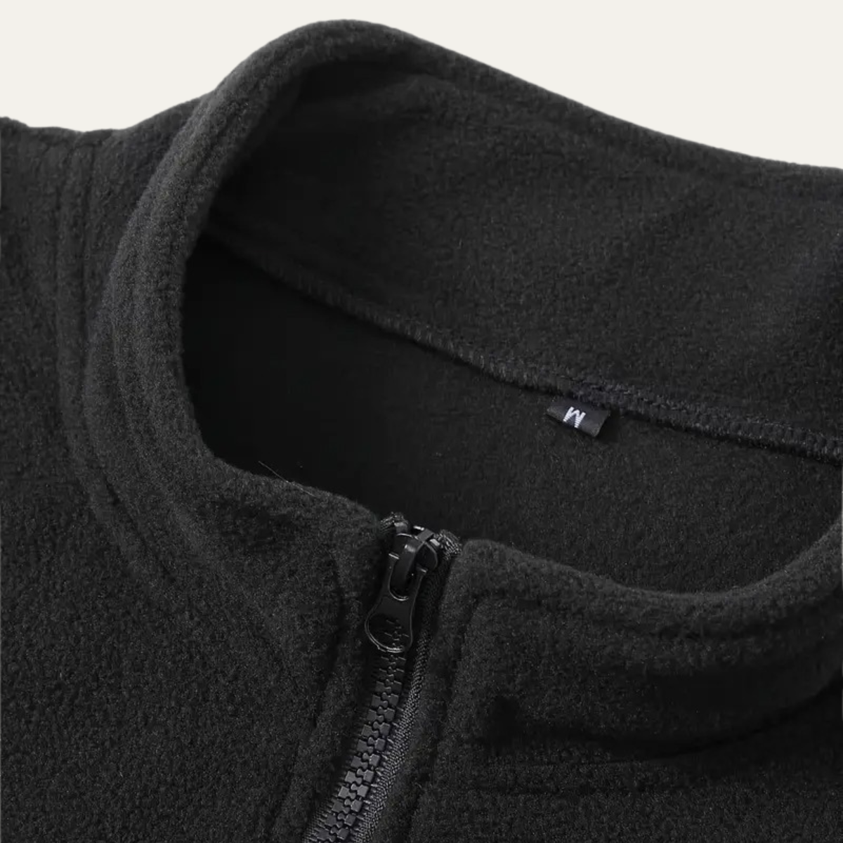 Beau | Men's Quarter Zip Fleece Pullover Gray