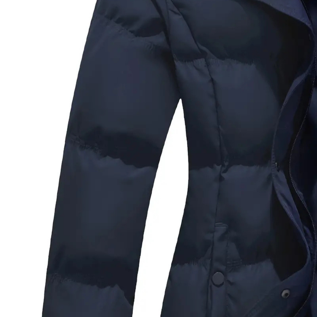 Dama Washington Nola women's puffer jacket navy hooded winter coat - view 13