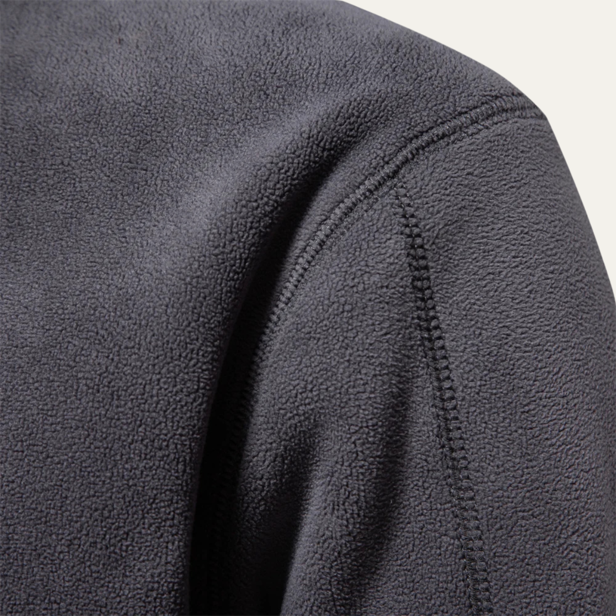 Axel | Men's Quarter Zip Sweater Charcoal Gray