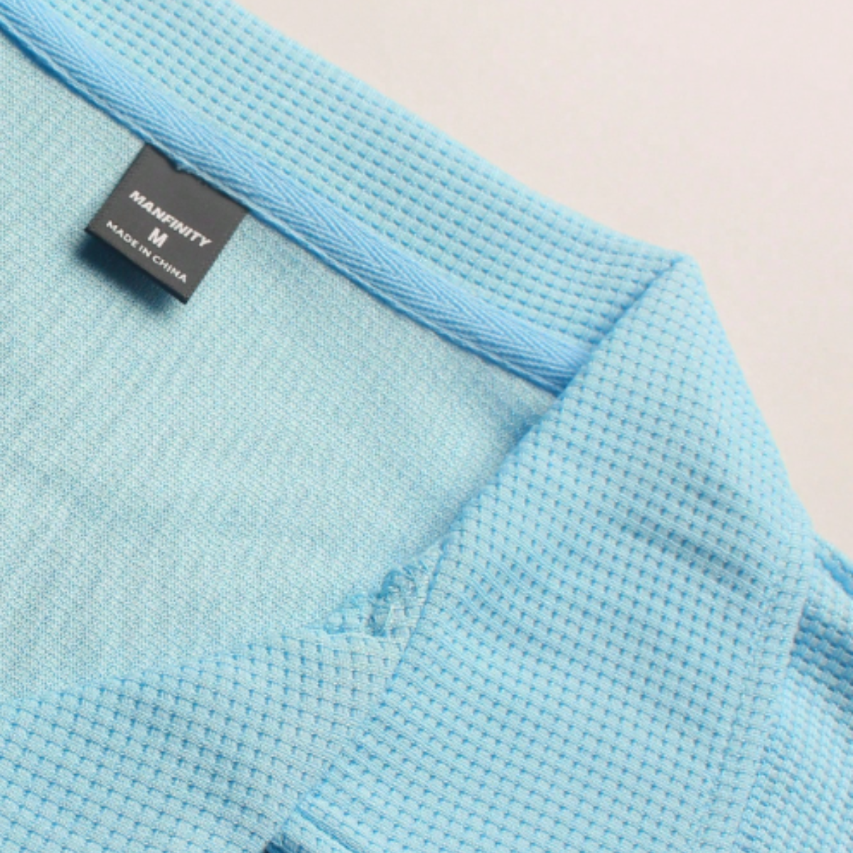 Jude | Men's Sweatsuit Light Blue Polo Short Sleeve
