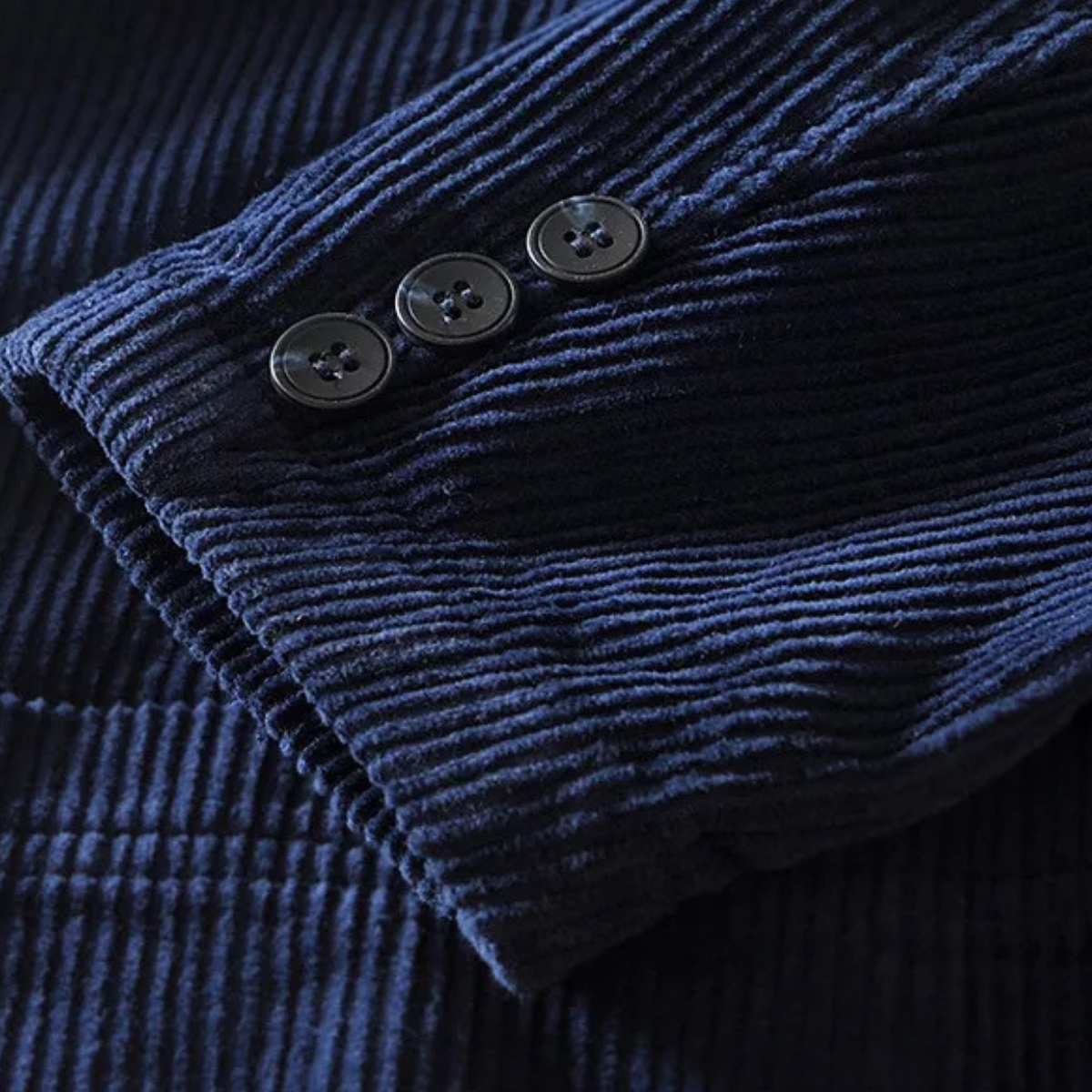 Bram | Men's Casual Corduroy Blazer Navy
