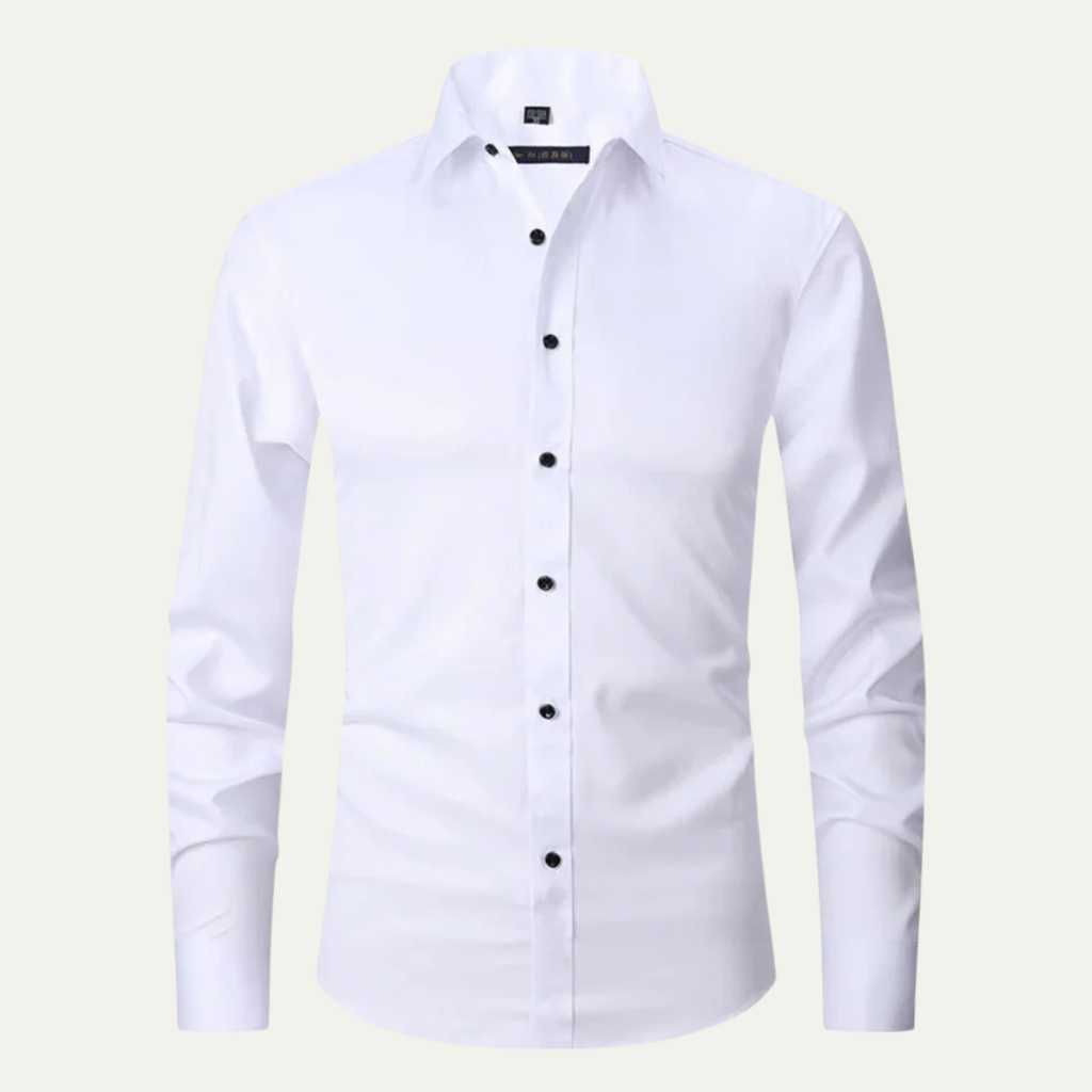 Dama Washington Axel men's dress shirt black long sleeve button up - view 4