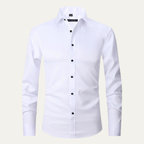 Dama Washington Axel men's dress shirt black long sleeve button up - view 4
