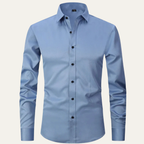 Dama Washington Axel men's dress shirt black long sleeve button up - view 2