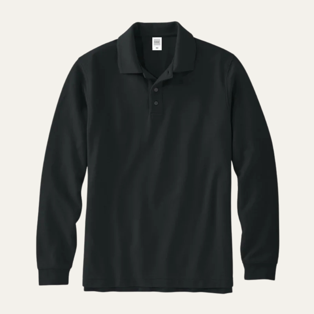 Callum | Men's Long Sleeve Polo Shirt Burgundy