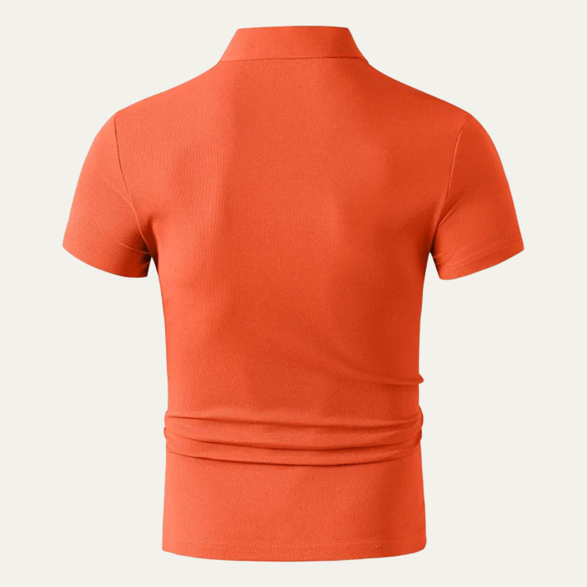 Blake | Men's Polo Shirt Orange Short Sleeve
