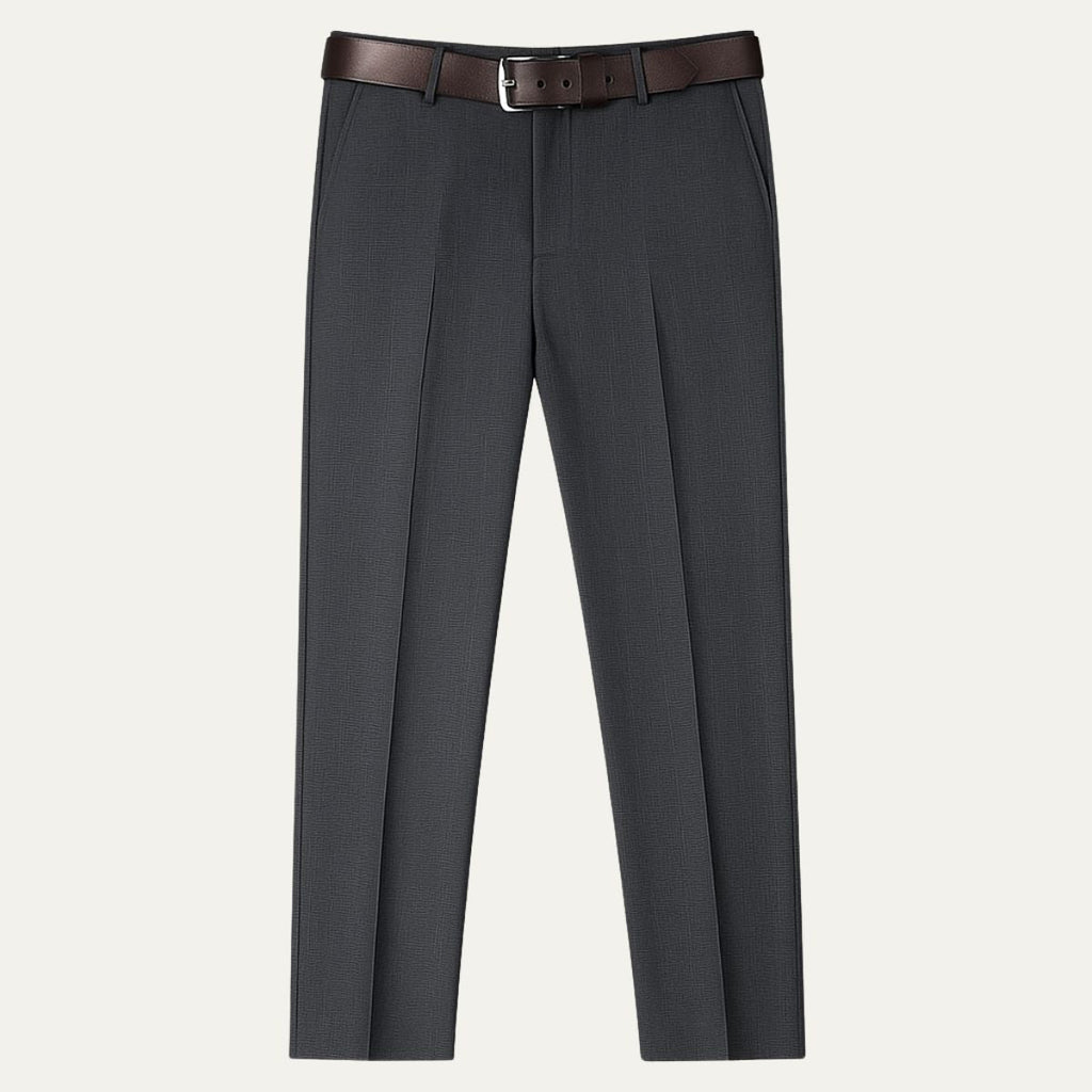 Dama Washington Rowan men's tailored dress pants gray textured - view 5