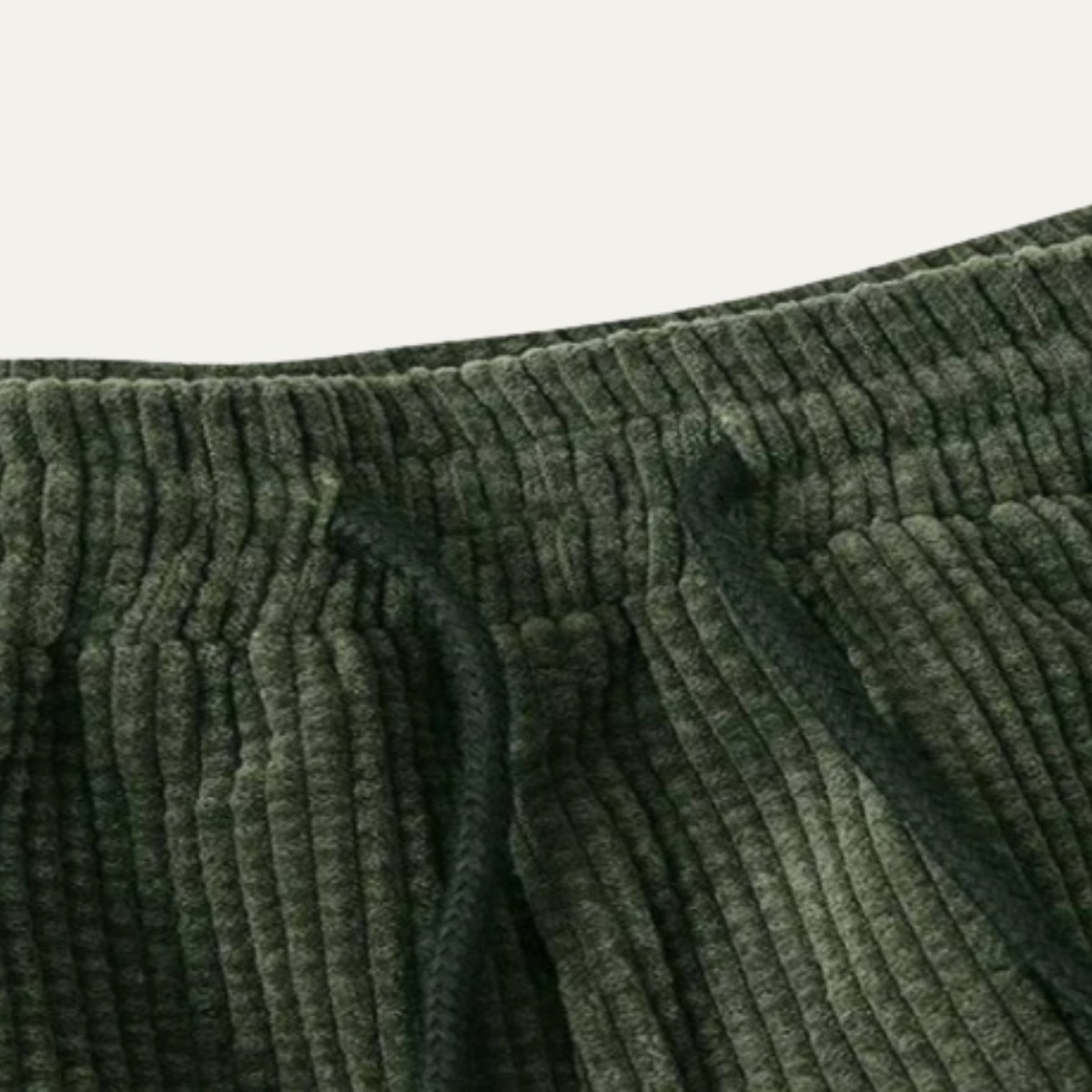 Ash | Men's Lounge Set Olive Green Short Sleeve Shirt Shorts