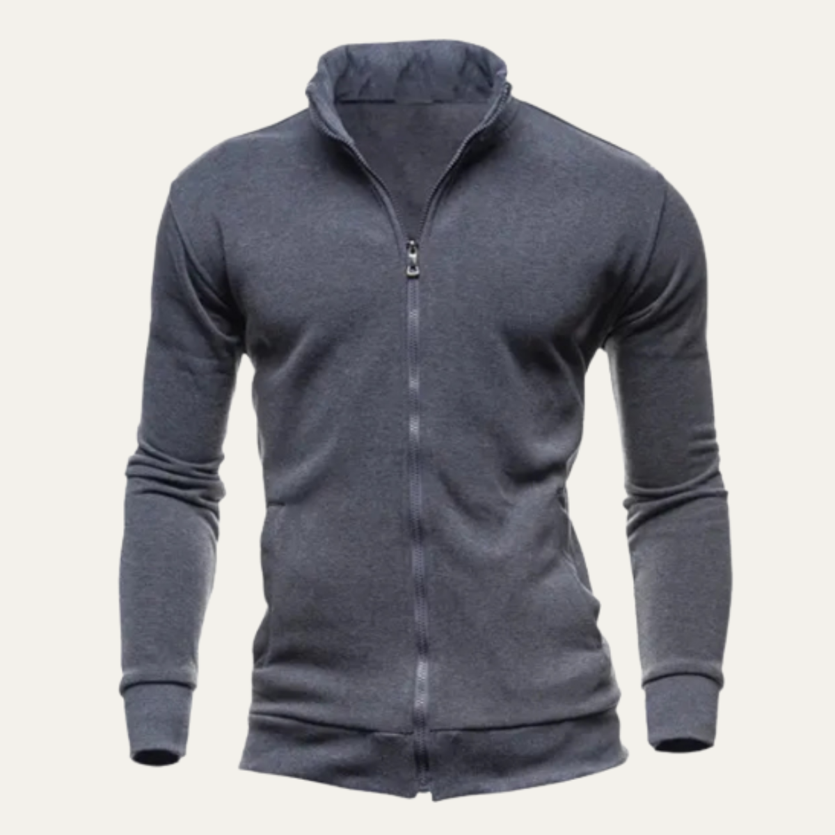 Jude | Men's Zip Up Hoodie Black