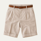 Dama Washington Rowan men's tailored pleated shorts navy - view 3