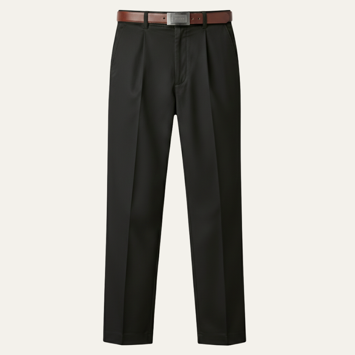 Orrin | Men's Straight Leg Dress Pants Gray Pleated