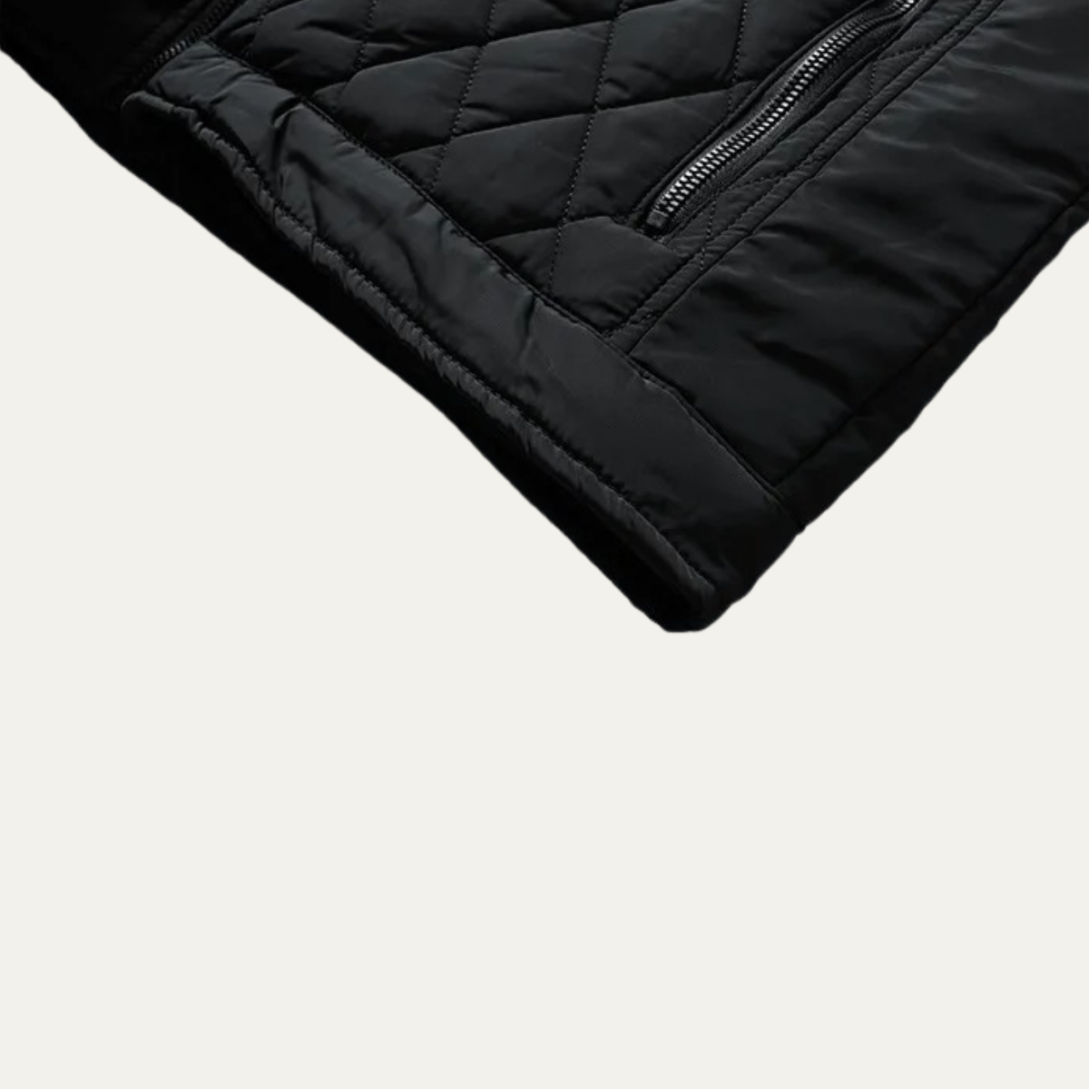 Axel | Men's Quilted Jacket Black