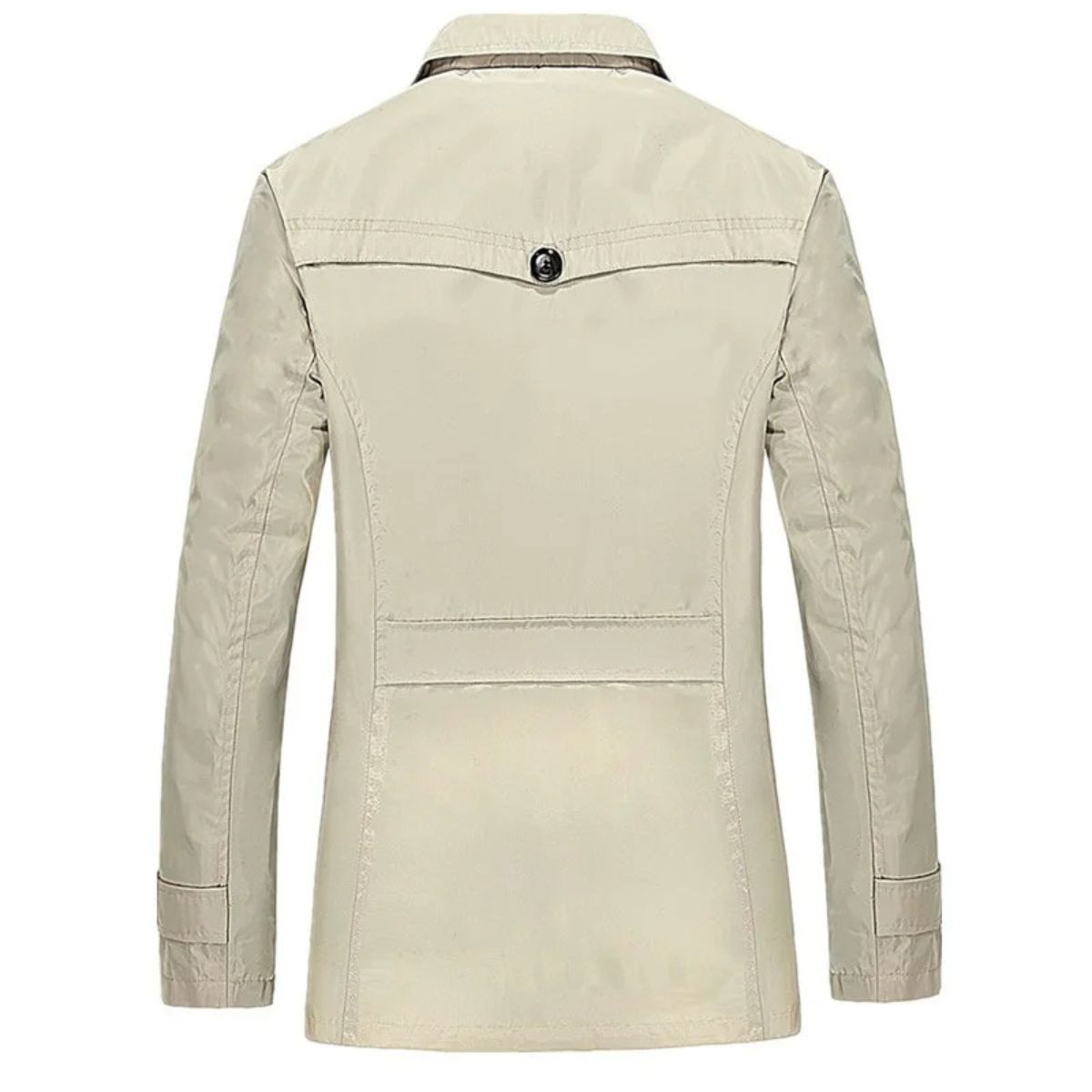 Marco | Men's Casual Trench Coat Olive Double Breasted
