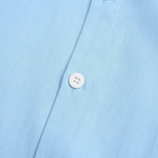 Dama Washington Kai men's linen blend button up shirt light blue - view 7