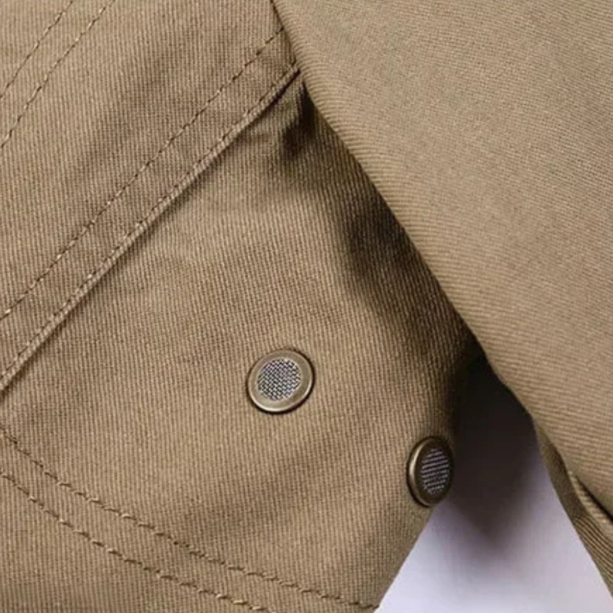 Blake | Men's Casual Blazer Beige Cotton Button Up