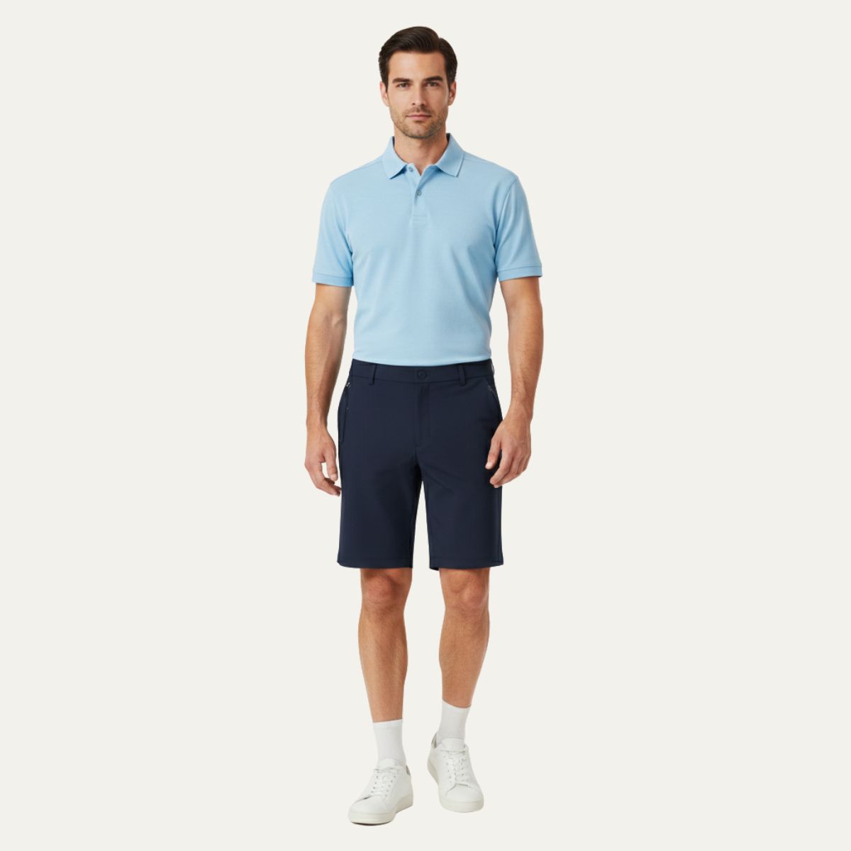 Beau | Men's Tailored Shorts Gray