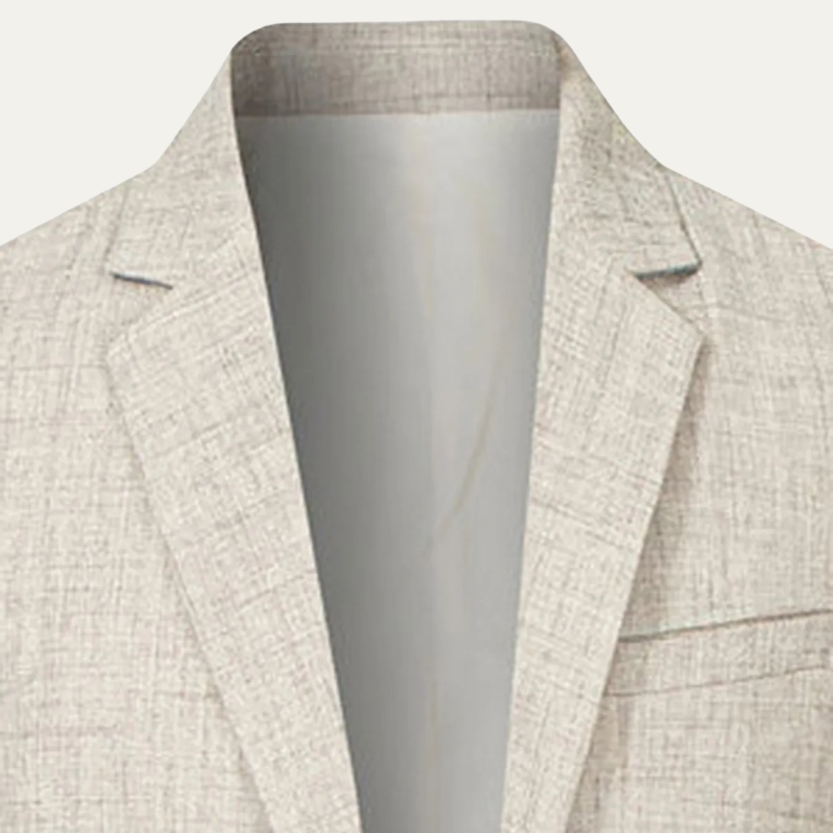 Bram | Men's Smart Casual Slim Fit Blazer Cream