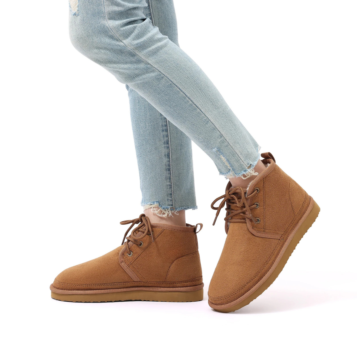 Axel | Men's Suede Chukka Boot Tan Lace Up
