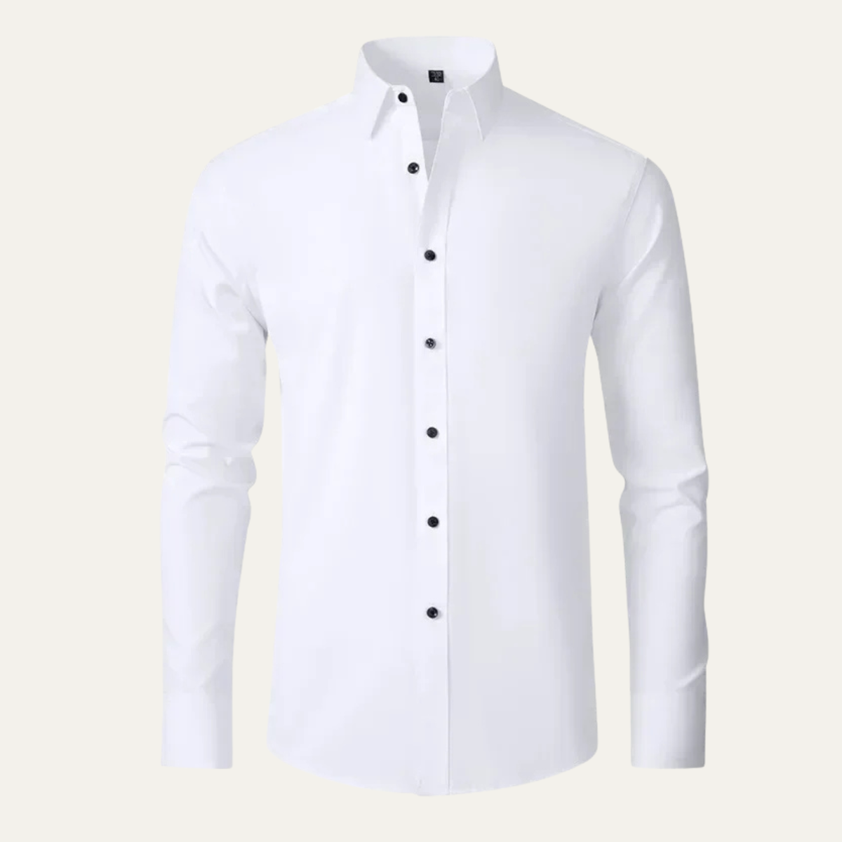 Ezra | Men's Slim Fit Button Up Dress Shirt Burgundy Long Sleeve