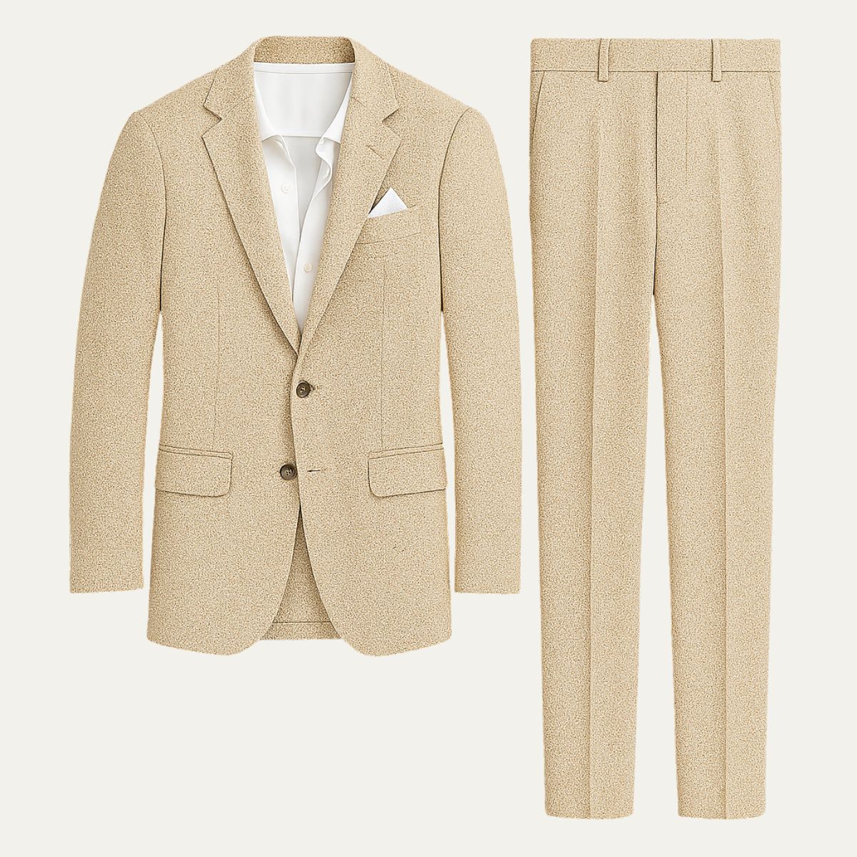Axel | Men's Gray Suit Two Piece Tailored Pants