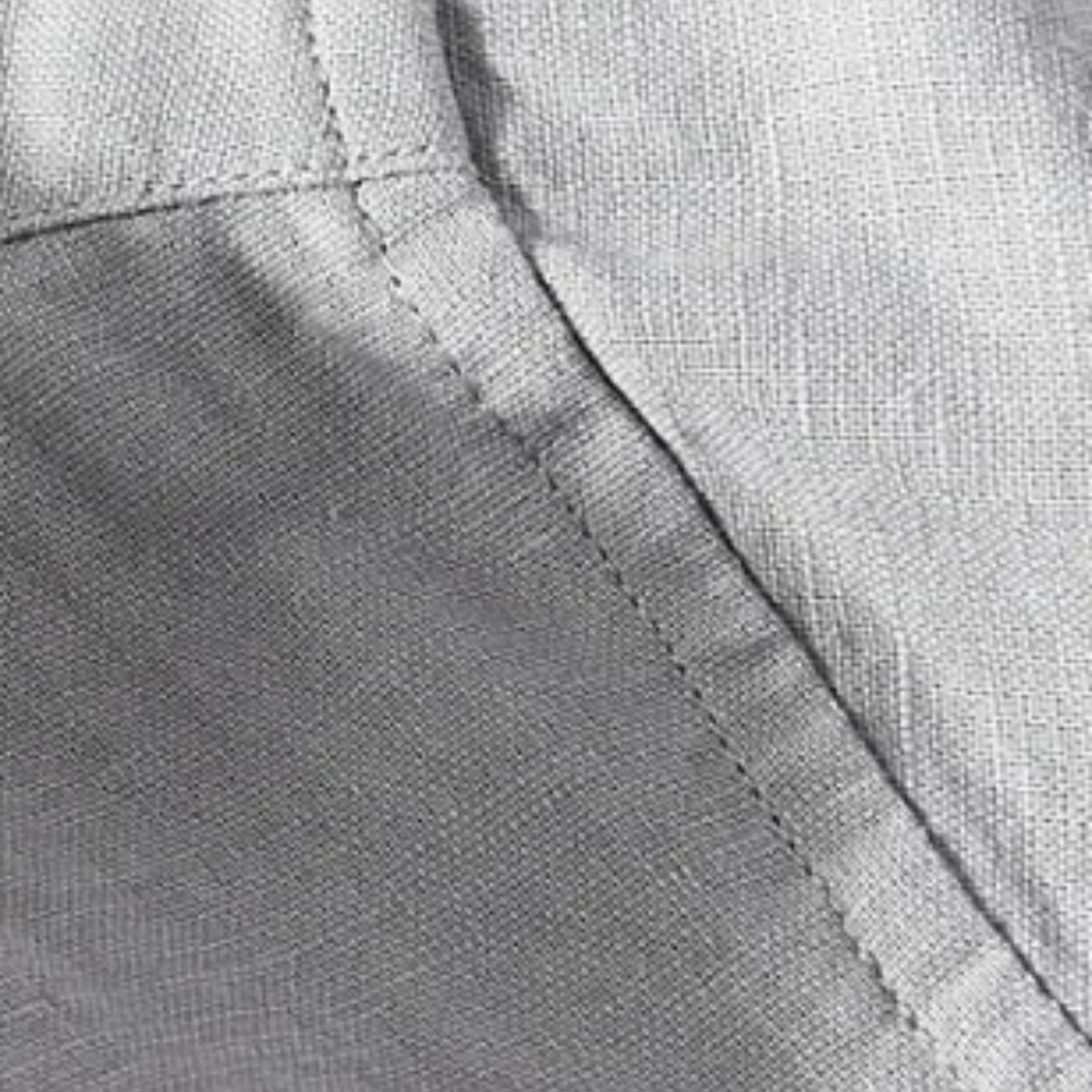 Ezra | Men's Casual Linen Button Up Shirt Gray
